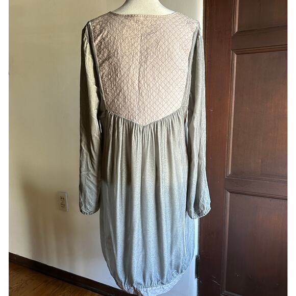 3.1 PHILLIP LIM Vintage Y2K Velvet Split Neck Dress - Size 4 - Picture 2 of 4